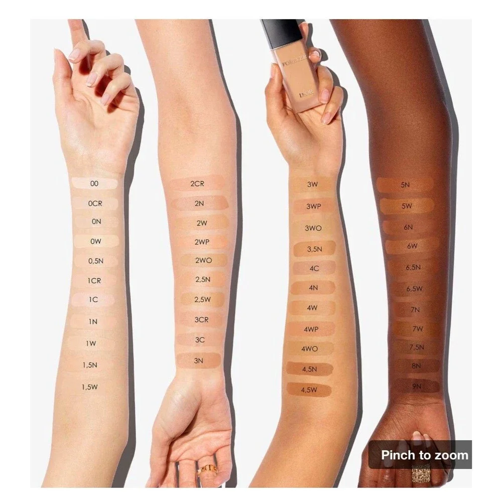 Dior Forever Transfer-Proof 24H Foundation /#1N/NWOB/$60 MSRP